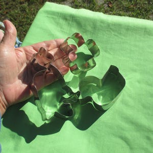 Lot of Assorted Metal Cookie Cutters