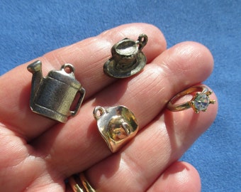 Lot of Assorted Salvaged Metal Charms