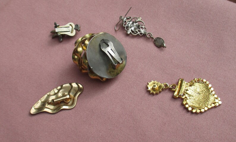 Lot Of Assorted Single Odd Earrings One Bird Shaped