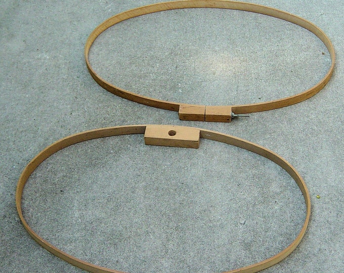 Vintage Gibbs Rug Quilting Wooden Oval Hoop USA Made Etsy