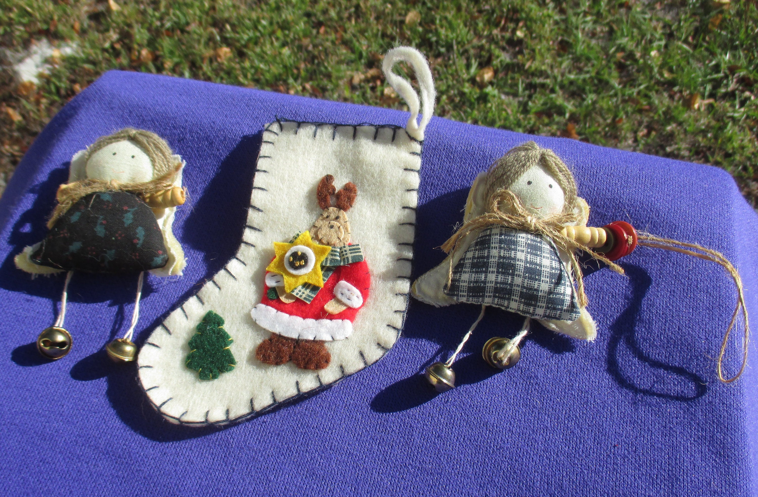 Needle felting supplies JINGLE BELLS, Christmas bells Christmas crafts –  Feltify