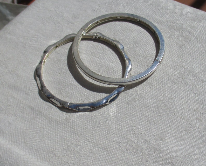Lot Of Bangle Metal Stretch Bracelets