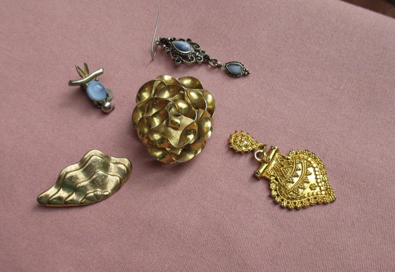 Lot Of Assorted Single Odd Earrings One Bird Shaped