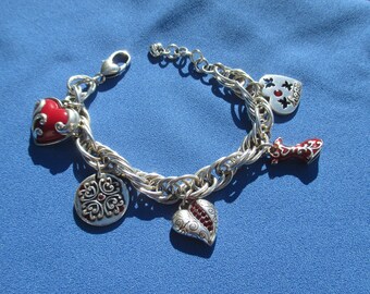 s.Oliver Charm silver-colored-red casual look Jewelry Charms 