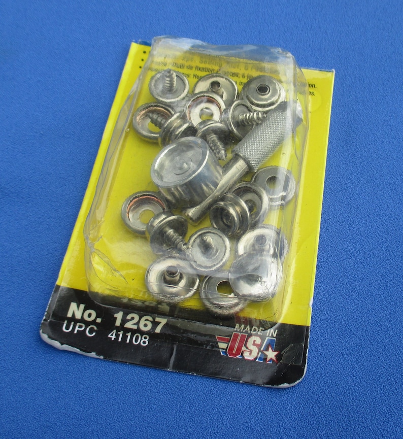 Packaged Fasteners General Tools Screw Snap Fastener Kit No 1267 - Etsy