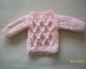 Pink Doll Sweater with Smocking