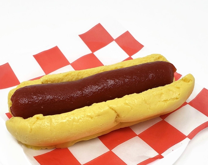 Hot Dog & Bun Shaped Soap - Two Pieces