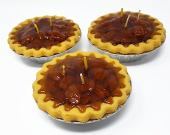 5 Inch Scented Pecan Pie Candle