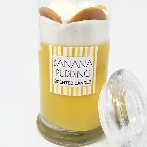 Scented Banana Pudding Candle Etsy