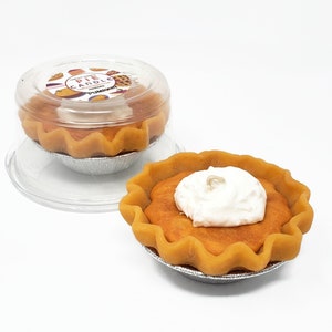 3 Inch Scented Pumpkin Pie Candle