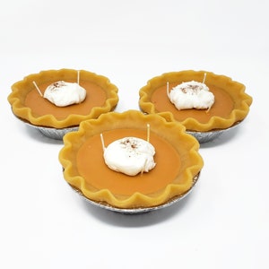 5 Inch Scented Pumpkin Pie Candle
