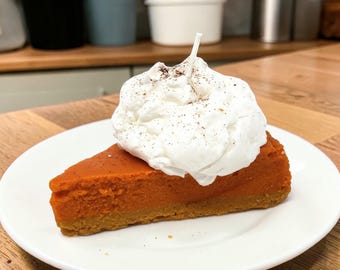 Pumpkin Pie Slice Candle