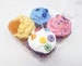Bakery Box of Four Cupcake Candles -  Choose your Flavors 