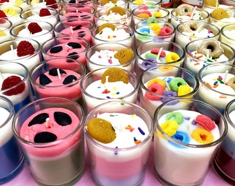 Dessert Shot Glass / Votive Candles - Choose Your Scent