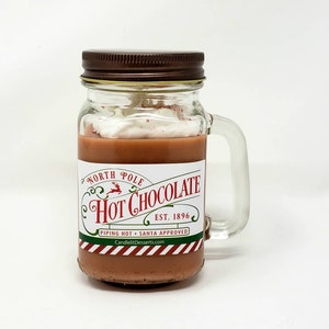 Scented Peppermint Cocoa Candle