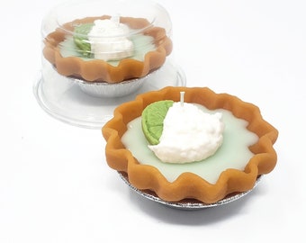 3 Inch Scented Key Lime Pie Candle