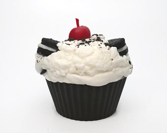 Jumbo Cookies and Cream Cupcake Candle