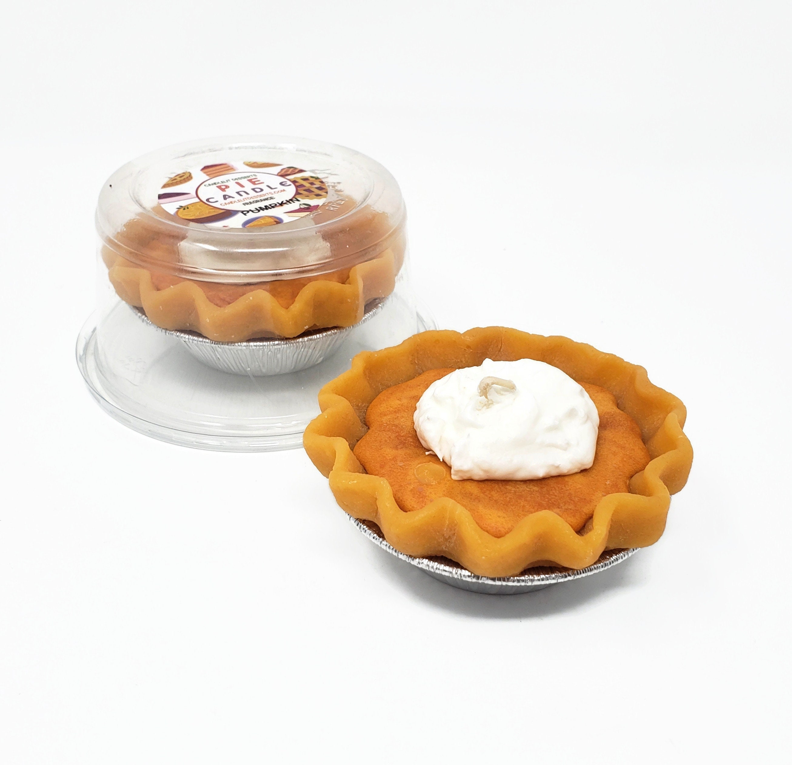 3 Inch Scented Pumpkin Pie Candle