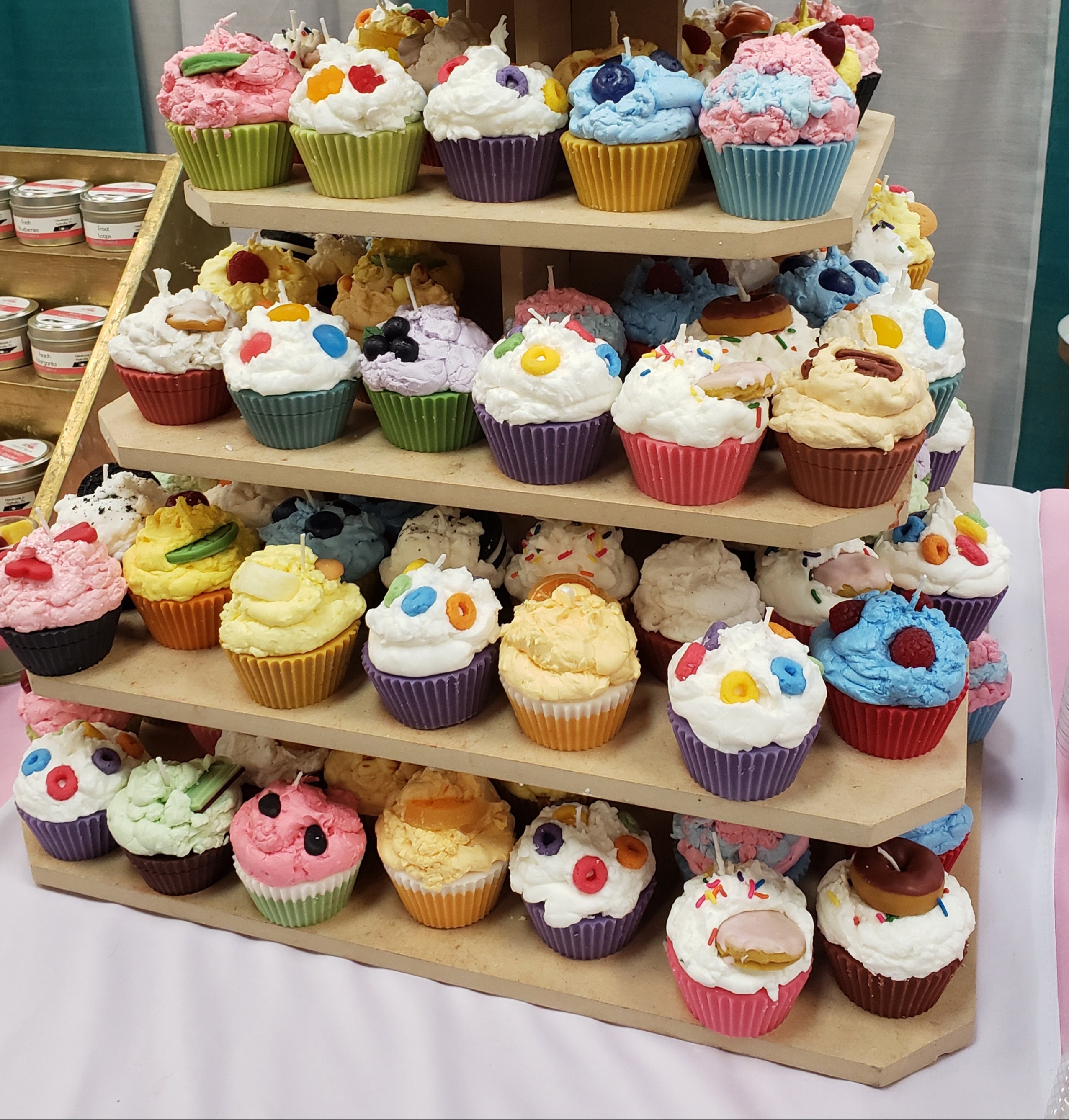 Single Standard Size Cupcake Candle Choose Your Scent Etsy Canada