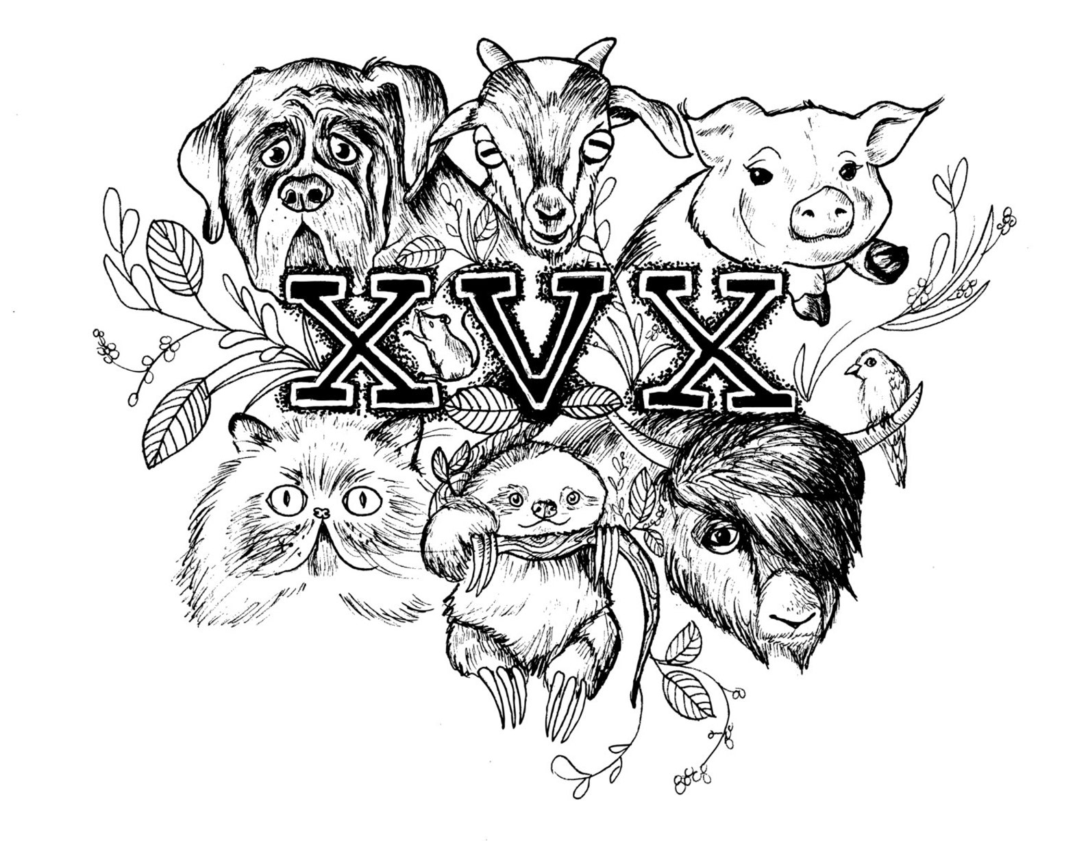 XVX Vegan Straight Edge Print image 1 