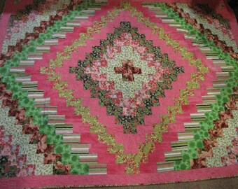 Colorful baby or lap quilt