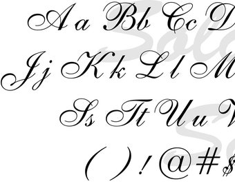 Cursive Letter B Etsy