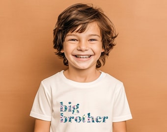 Big Brother Boy T-shirt /Baby Be Mine Maternity / Ready To Ship / Big Brother Gift / Baby Shower Gift / Matches Charlotte Collection