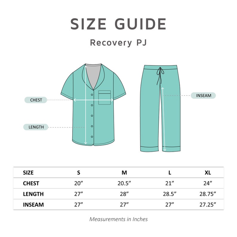 Post Surgery Recovery Pajamas / Mastectomy / Breast Cancer / Tummy Tuck /Mommy Makeover / Internal Pockets For Drainage / By Gownies / Rose image 5