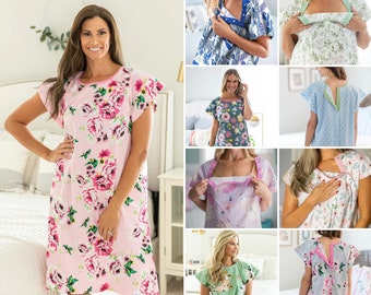 Gownies - Patient Hospital Gown / Perfect For Procedures, Surgery, Recovery & Treatments / Cheerful Prints / Unique Gift