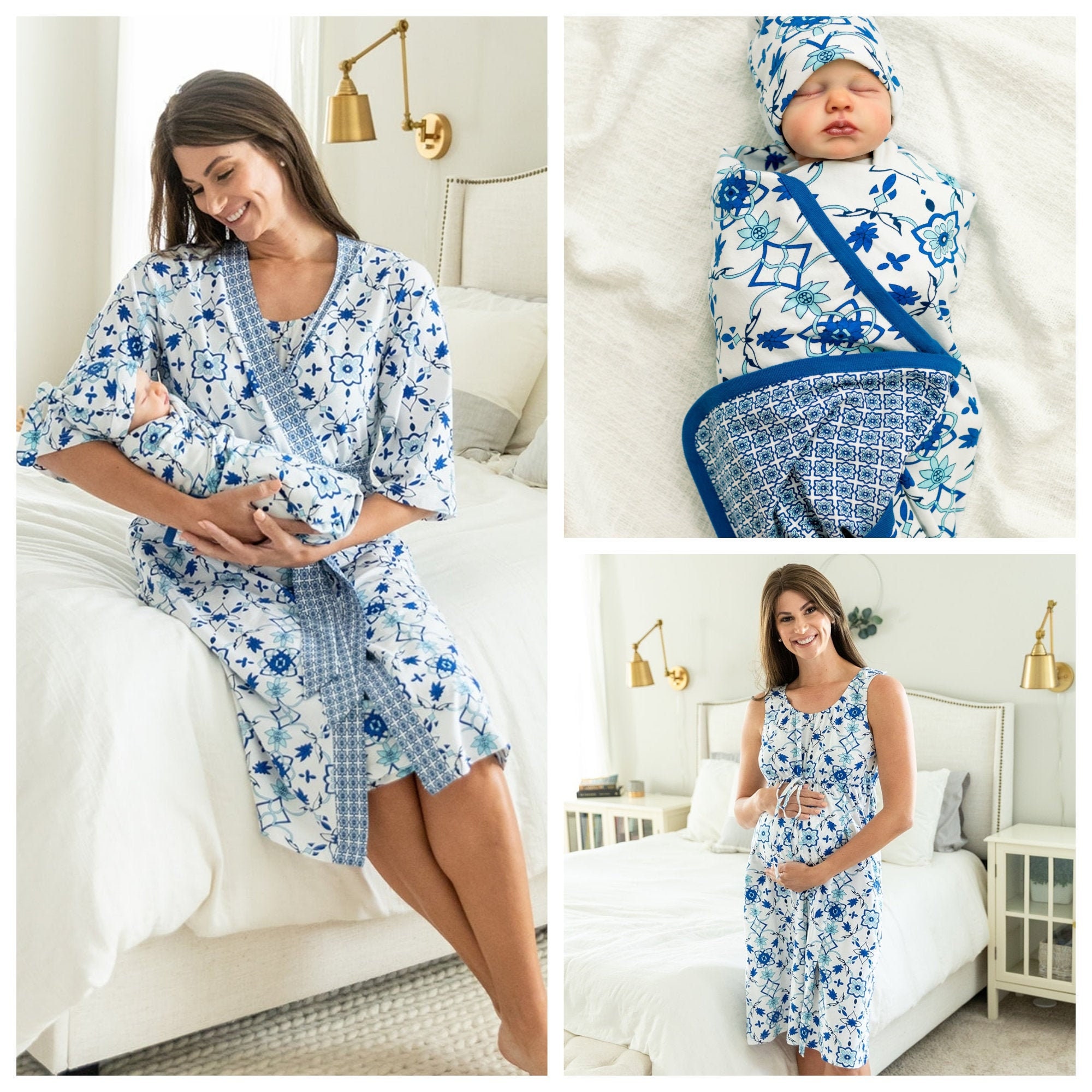 labor and delivery gown and robe