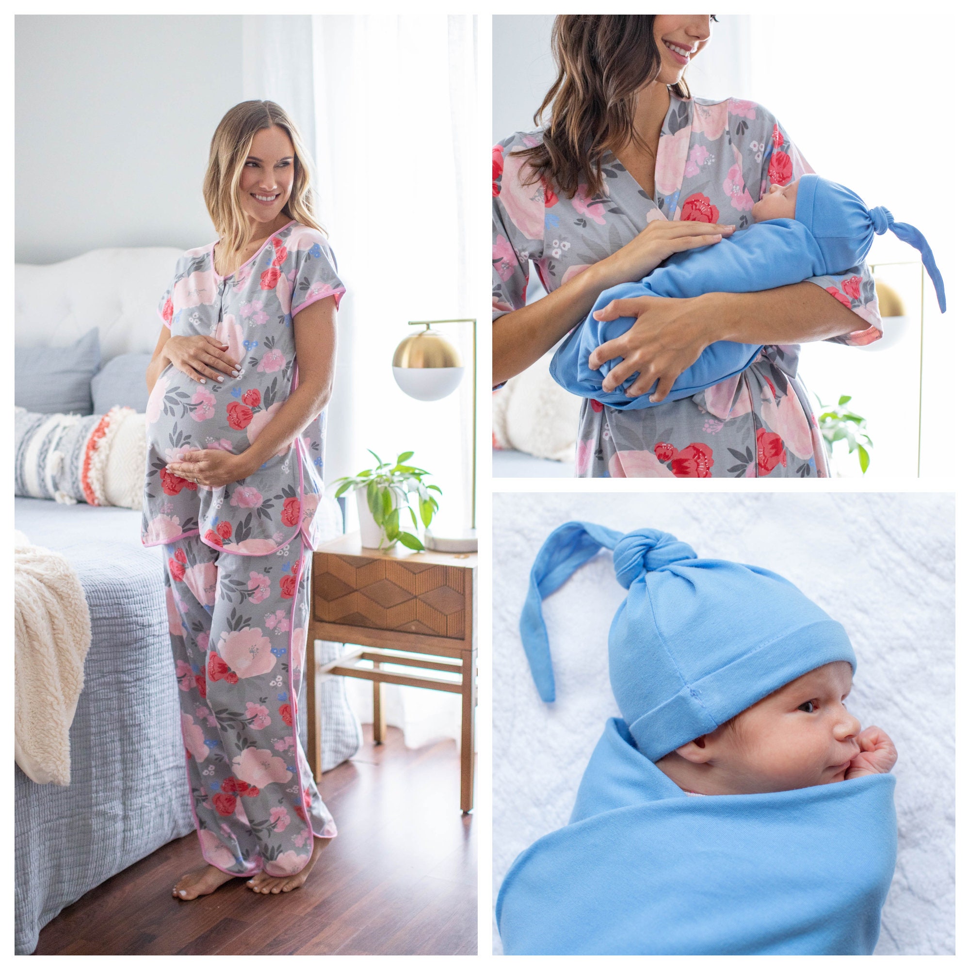 Pijama de Embarazo y de Lactancia: Comodidad y Estilo en Dos Piezas – Mamás  Mateas