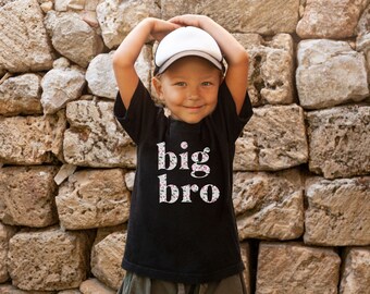 Big Brother Big Bro Boy T-shirt /Baby Be Mine Maternity / Ready To Ship / Big Brother Gift / Baby Shower Gift / Matches Olivia Collection