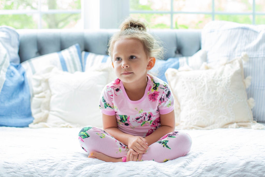 Big Sister Girl Pajamas & Matching Baby Sister Girl Swaddle Etsy