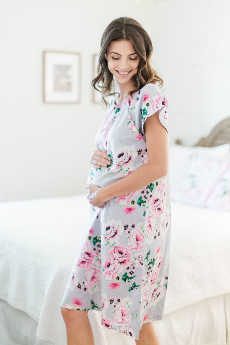 maternity labor delivery gown