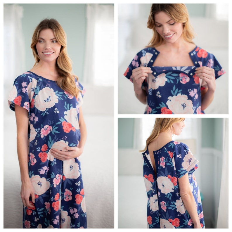 maternity labor and delivery gown