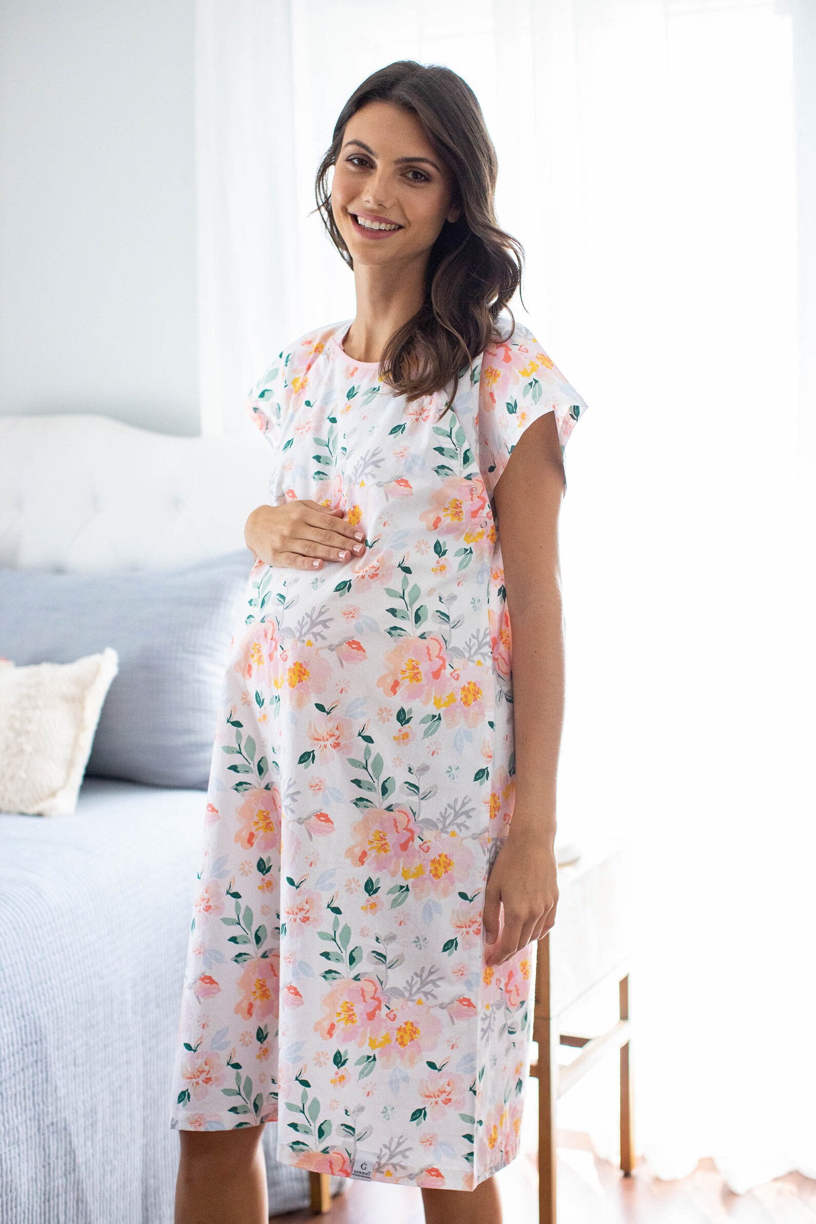 maternity labor delivery gown