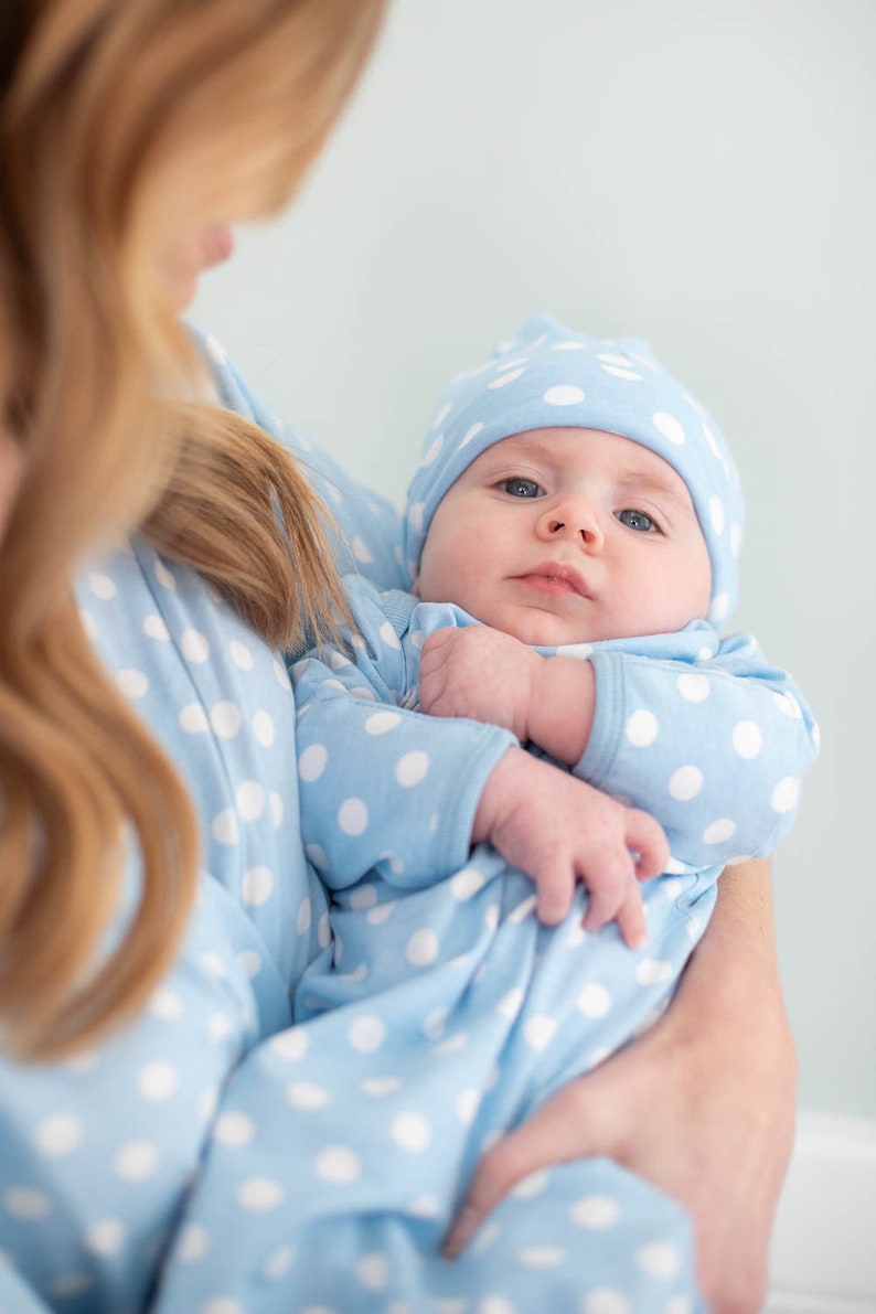 Maternity Nursing Nightgown & Matching Baby Boy Romper Set/ Etsy