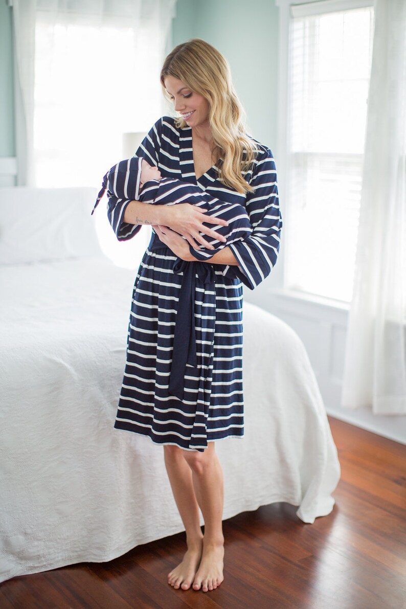 Mommy and Me Maternity Labor Delivery Nursing Hospital ROBE Etsy