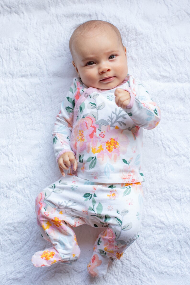 Big Sister Girl Pajamas & Baby Girl Little Sister Pajama | Etsy