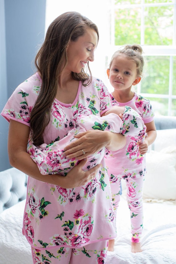 big sister little sister matching pjs