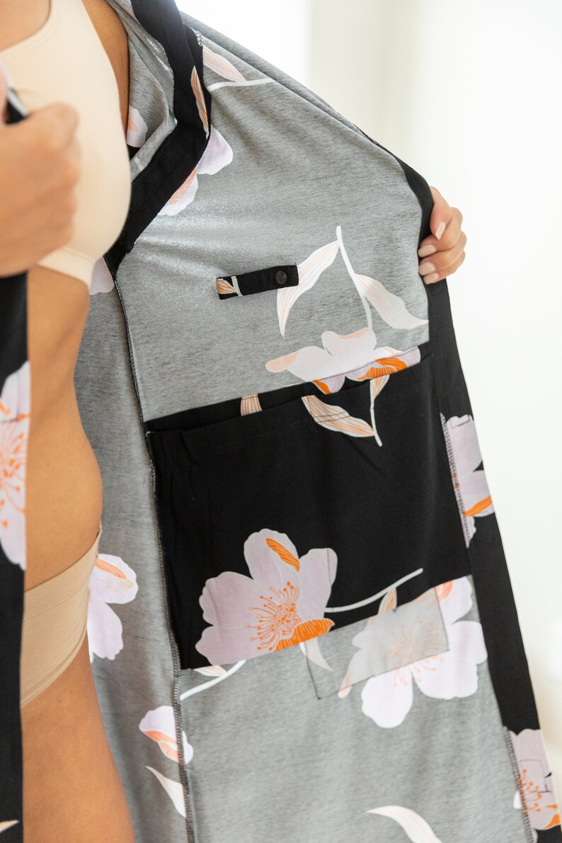 Hospital Patient Gown / Post Surgery Recovery Nightgown / Etsy