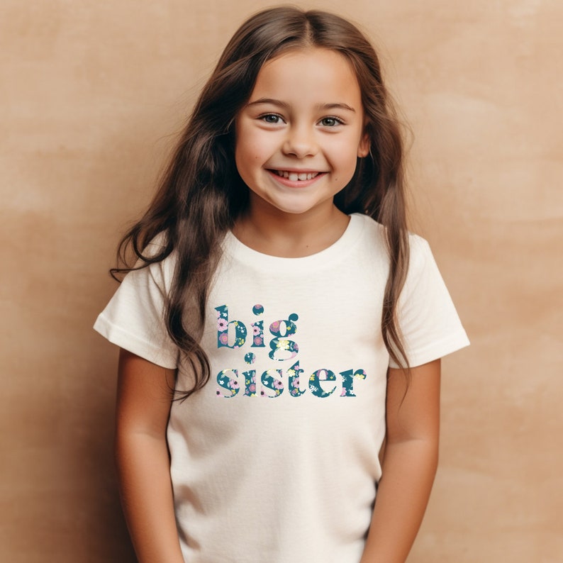 Big Brother Boy or Big Sister T-shirt /Baby Be Mine Maternity / Ready To Ship / Baby Shower Gift / Matches Charlotte Collection image 2