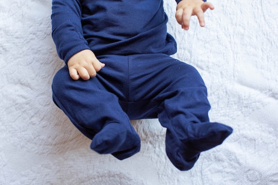 Kleding Meisjeskleding Pyjamas & Badjassen Jurken Witte Kimono Stijl Little Girl ROBE Grote Zus Baby Shower Gift Matches Mommy Robe By Baby Be Mine Serra Navy Blue 