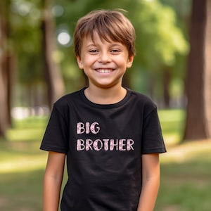 Big Brother Boys T-shirt /Baby Be Mine Maternity / Ready To Ship / Big Brother Gift / Baby Shower Gift / Matches Amelia Collection