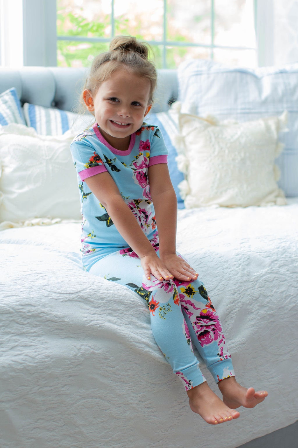 Isla Floral 2 Piece Girls Pajama Set baby Be Mine Maternity / Ready