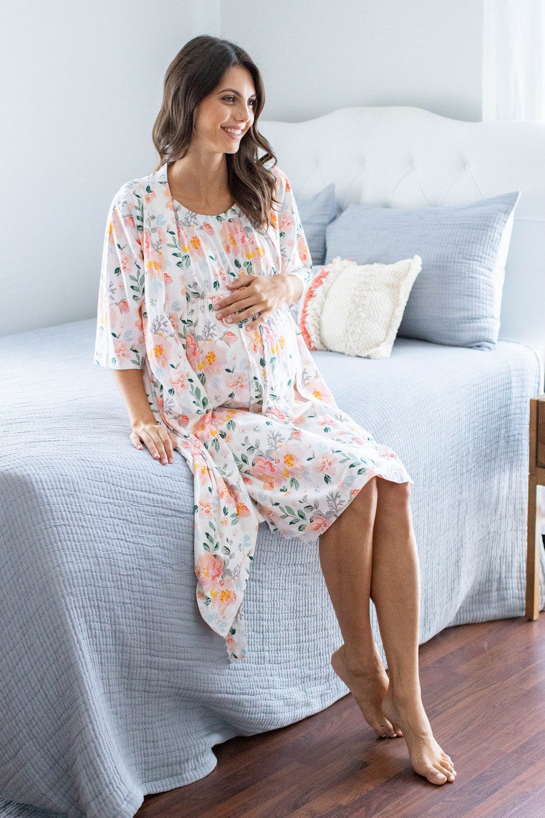 Maternity Labor Delivery ROBE & Matching Labor and Delivery Etsy