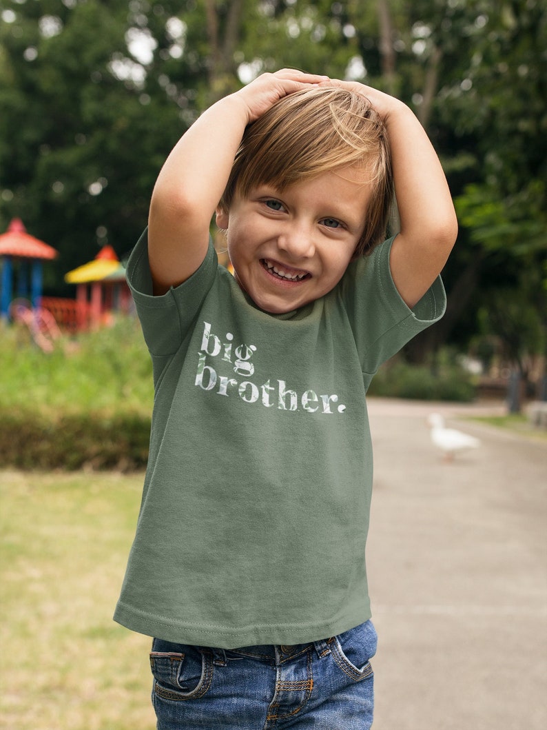 Big Brother Boy T-shirt /Baby Be Mine Maternity / Ready To Ship / Big Brother Gift / Baby Shower Gift / Matches Morgan Collection image 1