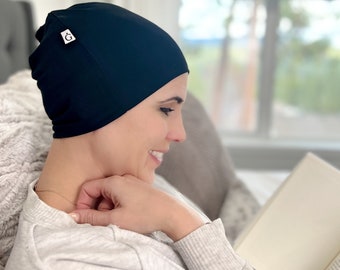 Soft Bamboo Slouch Beanie / Chemo Hat / Cancer Cap / Chemo Headwear/ Designed for those affected by cancer, alopecia, chemotherapy / Gownies