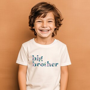 Big Brother Boy or Big Sister T-shirt /Baby Be Mine Maternity / Ready To Ship / Baby Shower Gift / Matches Charlotte Collection image 7