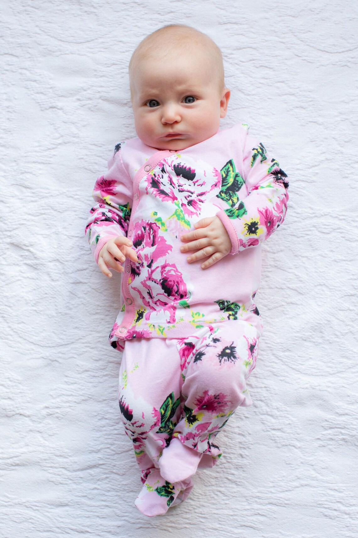 Baby Girl Coming Home Outfit / Baby Kimono Set / Baby Shower Etsy